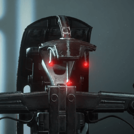 A miniature tripod model from the 2005 War of the Worlds movie